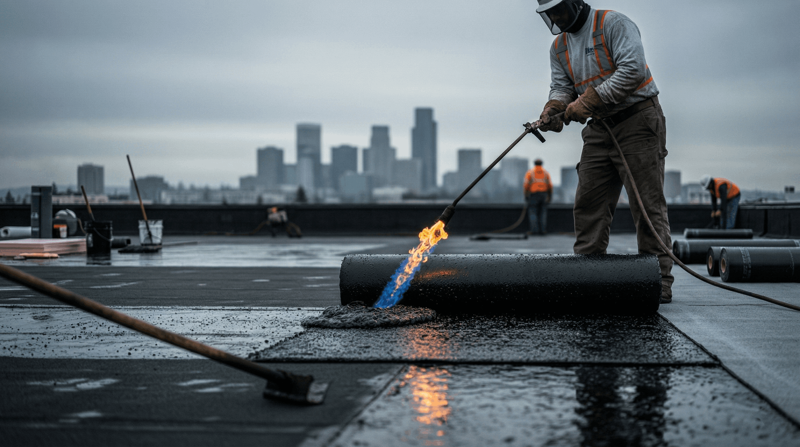 Gig Harbor roofing company — licensed Gig Harbor roofer installing new asphalt shingle roof in Pierce County